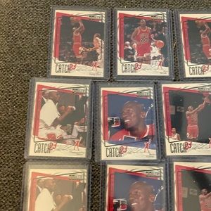 Michael Jordan 1997 RARE (16) “Catch 23” basketball card lot